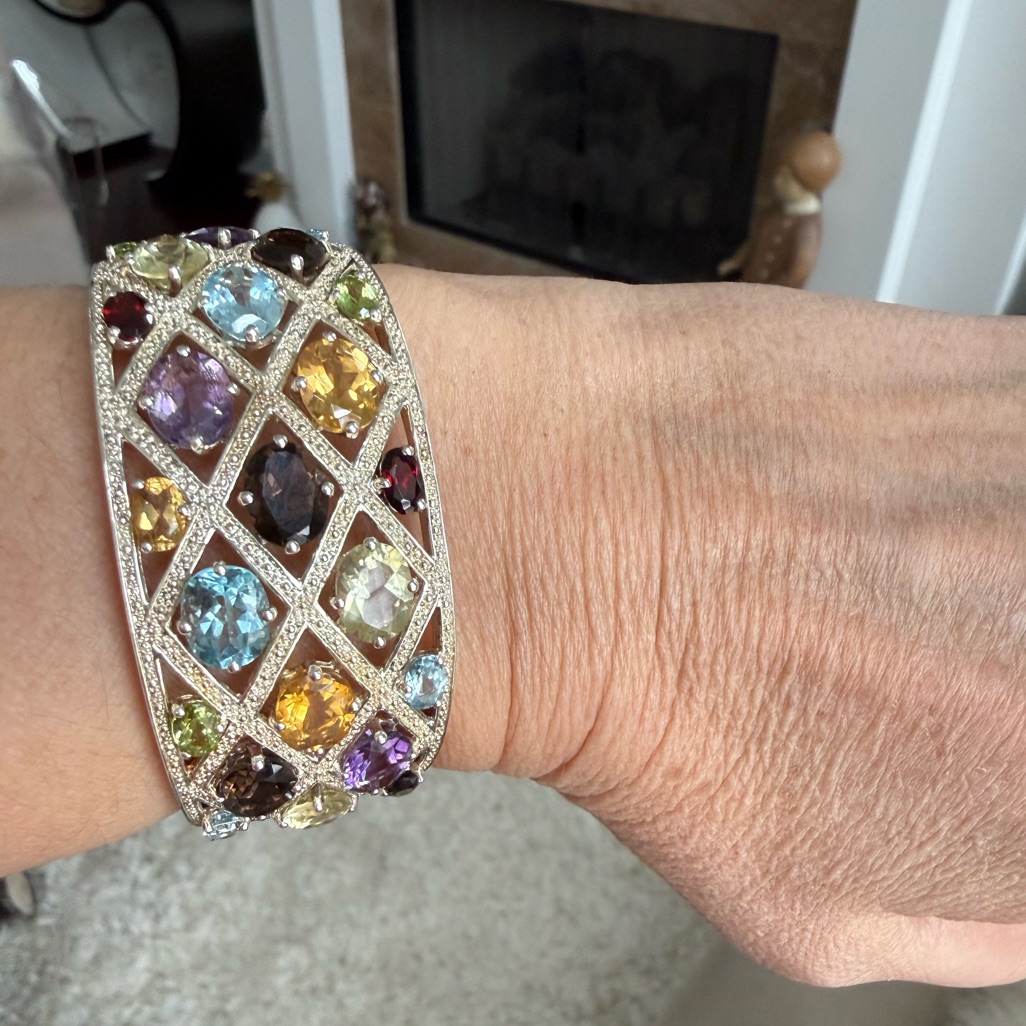925 Silver Cuff Preowned Excellent Condition